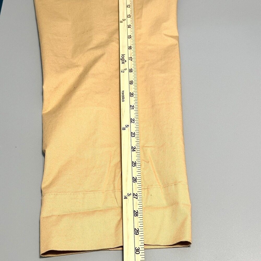 Wildfang Essential Trouser Women’s 14 Camel Tan Chino Straight Leg Pants NWT - Picture 10 of 13